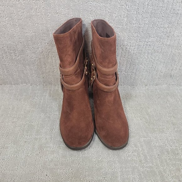 UGG Australia Dandridge Brown Mahogany Ankle Boots Women's Size US 5, 12 NEW - Picture 6 of 11